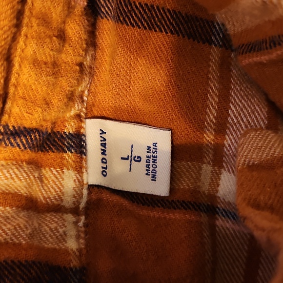 OLD NAVY PLAID FLANNEL WOMEN'S SIZE LARGE - Picture 2 of 5
